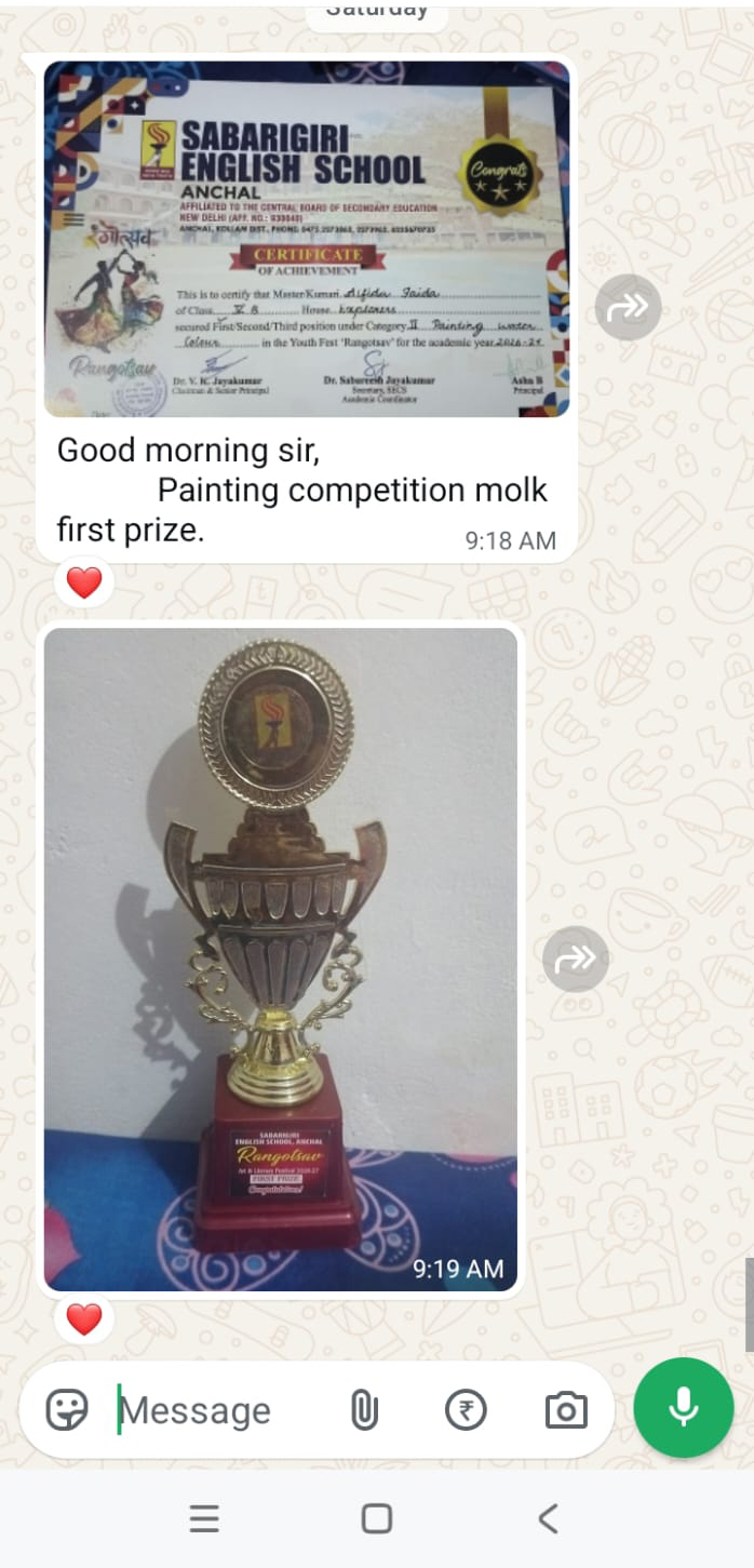 Afida Faida — Painting Competition Winner