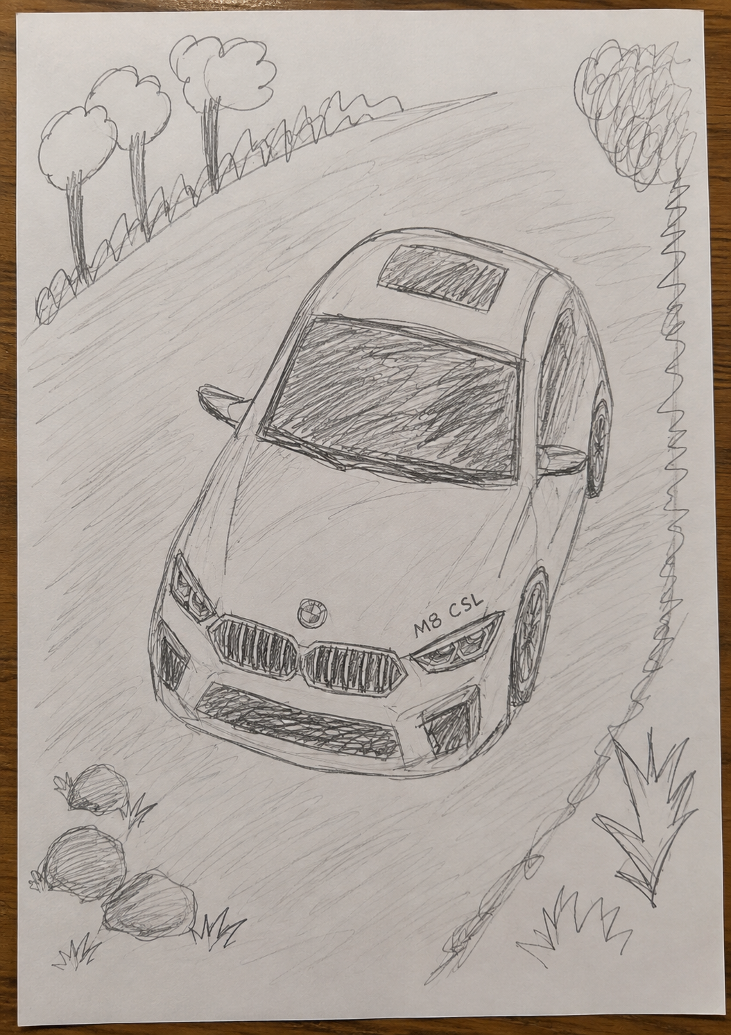 M8 CSL Sketch